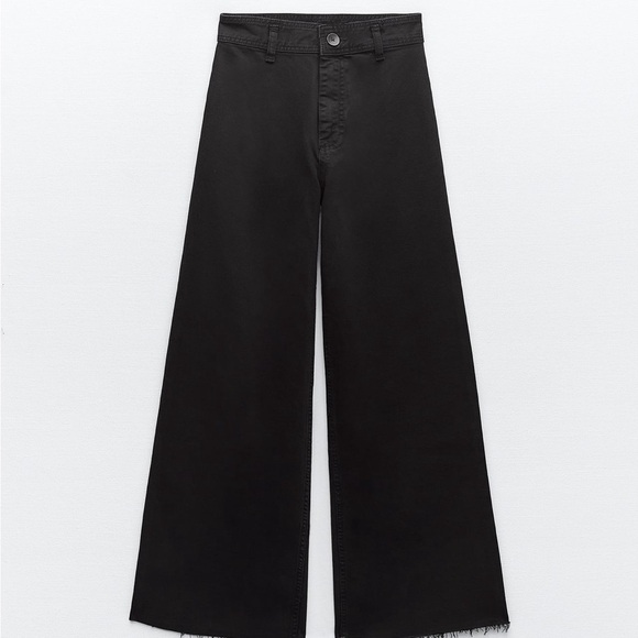 ZARA High Waist Marine Jeans - Picture 2 of 8